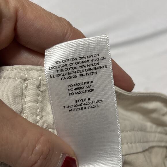 TNA Aritzia Utility Skirt 4 Beige Drawstring Hem Y2K 90's Urban Streetwear - Picture 7 of 9